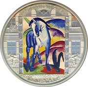 20 Dollars - Elizabeth II Blue Horse I, Cook Islands, 2011 reverse image