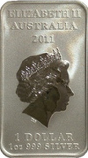 1 Dollar - Elizabeth II 4th Portrait - Platypus Dreaming obverse image