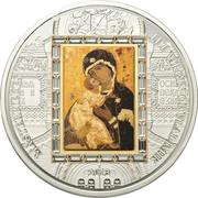 20 Dollars - Elizabeth II Virgin of Vladimir, Cook Islands, 2013 reverse image
