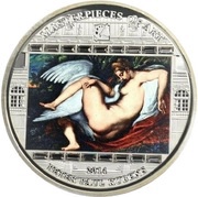 20 Dollars - Elizabeth II Leda and the Swan, Cook Islands, 2014 reverse image