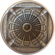 20 Dollars - Elizabeth II Temple of Heaven, Cook Islands, 2015 reverse image