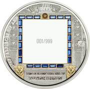 20 Dollars - Elizabeth II The Golden Throne of Tutankhamun: 1/2, Cook Islands, 2015 reverse image
