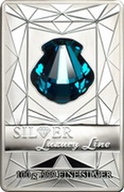 20 Dollars - Elizabeth II Turquoise Shell, Cook Islands, 2015 reverse image