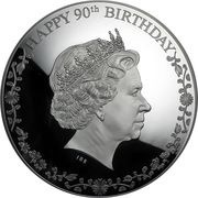 20 Dollars - Elizabeth II 90th Birthday, Cook Islands, 2016 reverse image