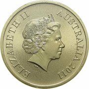 1 Dollar - Elizabeth II 4th Portrait - Gondwana Rainforests obverse image
