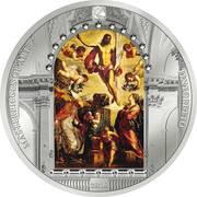 20 Dollars - Elizabeth II Resurrection of Jesus, Cook Islands, 2016 reverse image
