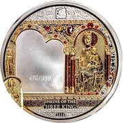 20 Dollars - Elizabeth II Shrine of the three Kings: 1/2, Cook Islands, 2016 reverse image