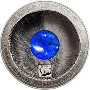 20 Dollars - Elizabeth II Campo del Cielo Meteorite, Cook Islands, 2016 reverse image