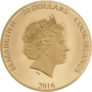 20 Dollars - Elizabeth II Pope Francis 80th Birthday obverse image