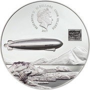 20 Dollars - Elizabeth II 100th Anniversary of Graf Zeppelin obverse image