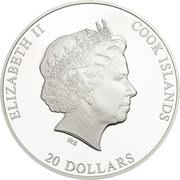 20 Dollars - Elizabeth II Shakyamuni Buddha: 1/2 obverse image