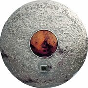 20 Dollars - Elizabeth II Mars, the Red Planet, Cook Islands, 2017 reverse image