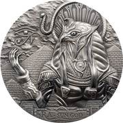 20 Dollars - Elizabeth II Ra - Sun God, Cook Islands, 2018 reverse image