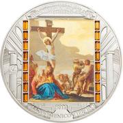 20 Dollars - Elizabeth II Christ Crucified, Cook Islands, 2018 reverse image