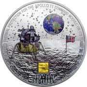 20 Dollars - Elizabeth II Apollo 11, Cook Islands, 2018 reverse image