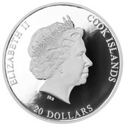 20 Dollars - Elizabeth II Young bather obverse image