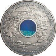 20 Dollars - Elizabeth II Chicxulub Crater obverse image