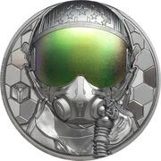 20 Dollars - Elizabeth II Fighter Pilot, Cook Islands, 2020 reverse image