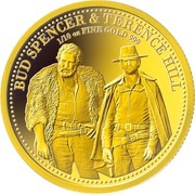 20 Dollars - Elizabeth II Bud Spencer and Terence Hill, Cook Islands, 2020 reverse image