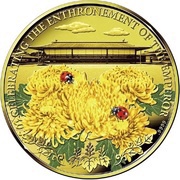 20 Dollars - Elizabeth II Ladybug in Chrysanthemum, Cook Islands, 2020 reverse image