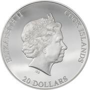 20 Dollars - Elizabeth II Silver Burst obverse image