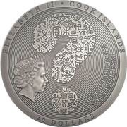 20 Dollars - Elizabeth II Coyolxauhqui Stone obverse image