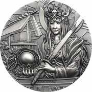 20 Dollars - Elizabeth II Amaterasu, Cook Islands, 2021 reverse image