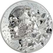 20 Dollars - Elizabeth II Silver Burst, Cook Islands, 2022 reverse image