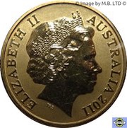 1 Dollar - Elizabeth II 4th Portrait - Air Series - Sacred Kingfisher obverse image