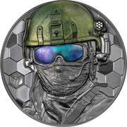 20 Dollars - Elizabeth II Special Forces, Cook Islands, 2022 reverse image