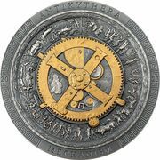 20 Dollars - Elizabeth II Posthumous; Antikythera Mechanism, Cook Islands, 2023 reverse image