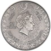 20 Dollars - Charles III Alice in Wonderland obverse image
