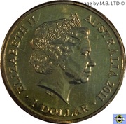 1 Dollar - Elizabeth II 4th Portrait - Year of the Rabbit obverse image