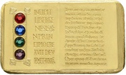 25 Dollars - Elizabeth II Bible in Gold, Cook Islands, 2006 reverse image