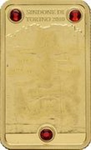 25 Dollars - Elizabeth II Shroud of Turin, Cook Islands, 2010 reverse image