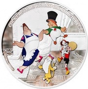 25 Dollars - Elizabeth II Karlsson on the Roof, Cook Islands, 2011 reverse image