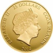 25 Dollars - Elizabeth II Kimi Räikkönen obverse image