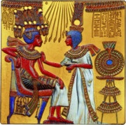 25 Dollars - Elizabeth II The Golden Throne of Tutankhamun: 2/2, Cook Islands, 2015 reverse image