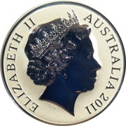 1 Dollar - Elizabeth II 4th Portrait - Capital Bridges - Princes Bridge - Melbourne obverse image
