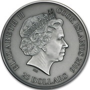 25 Dollars - Elizabeth II Norse Gods obverse image