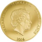 25 Dollars - Elizabeth II Pope Francis 80th Birthday obverse image