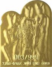 25 Dollars - Elizabeth II Shrine of the Three Kings: 2/2 obverse image