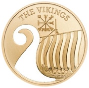 25 Dollars - Elizabeth II The Vikings, Cook Islands, 2017 reverse image