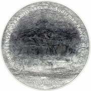 25 Dollars - Elizabeth II Carstensz Pyramid, Cook Islands, 2020 reverse image