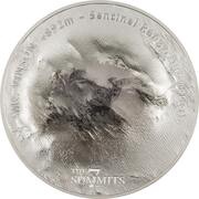25 Dollars - Elizabeth II Mt. Vinson, Cook Islands, 2022 reverse image
