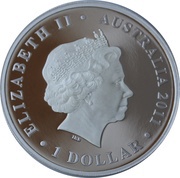 1 Dollar - Elizabeth II 4th Portrait - Heard and McDonald Islands - Penguin obverse image