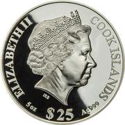 25 Dollars - Elizabeth II Year of the Tiger obverse image