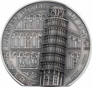 25 Dollars - Elizabeth II Leaning Tower of Pisa, Cook Islands, 2022 reverse image