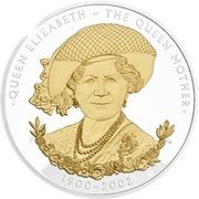 25 Dollars - Elizabeth II Queen Mother, Cook Islands, 2022 reverse image