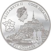 25 Dollars - Charles III Mont-Saint-Michel obverse image